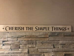 Cherish The Simple Things