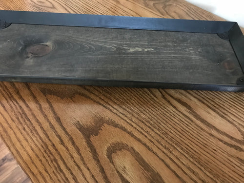 Wood & Iron tray