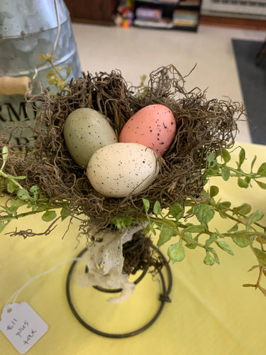 Easter egg nest coil